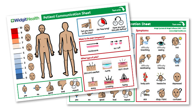 Patient communication sheet